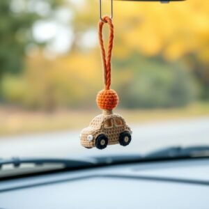 Crochet Car Hanging Charm