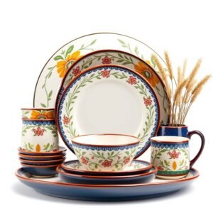 Handpainted Ceramic Dinner Set 36 Pcs