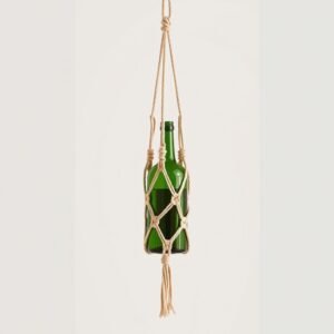 Macrame Bottle Holder Hanging