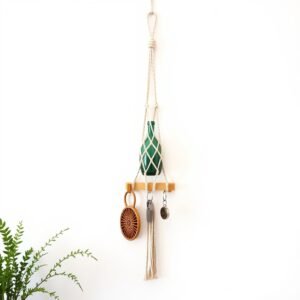 Macrame Key Holder Wall