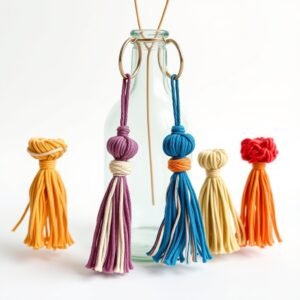 Macrame Keychain Set of 4