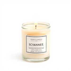 Scented Soy Candle Jar Handmade