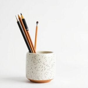 Speckled Ceramic Pen Holder